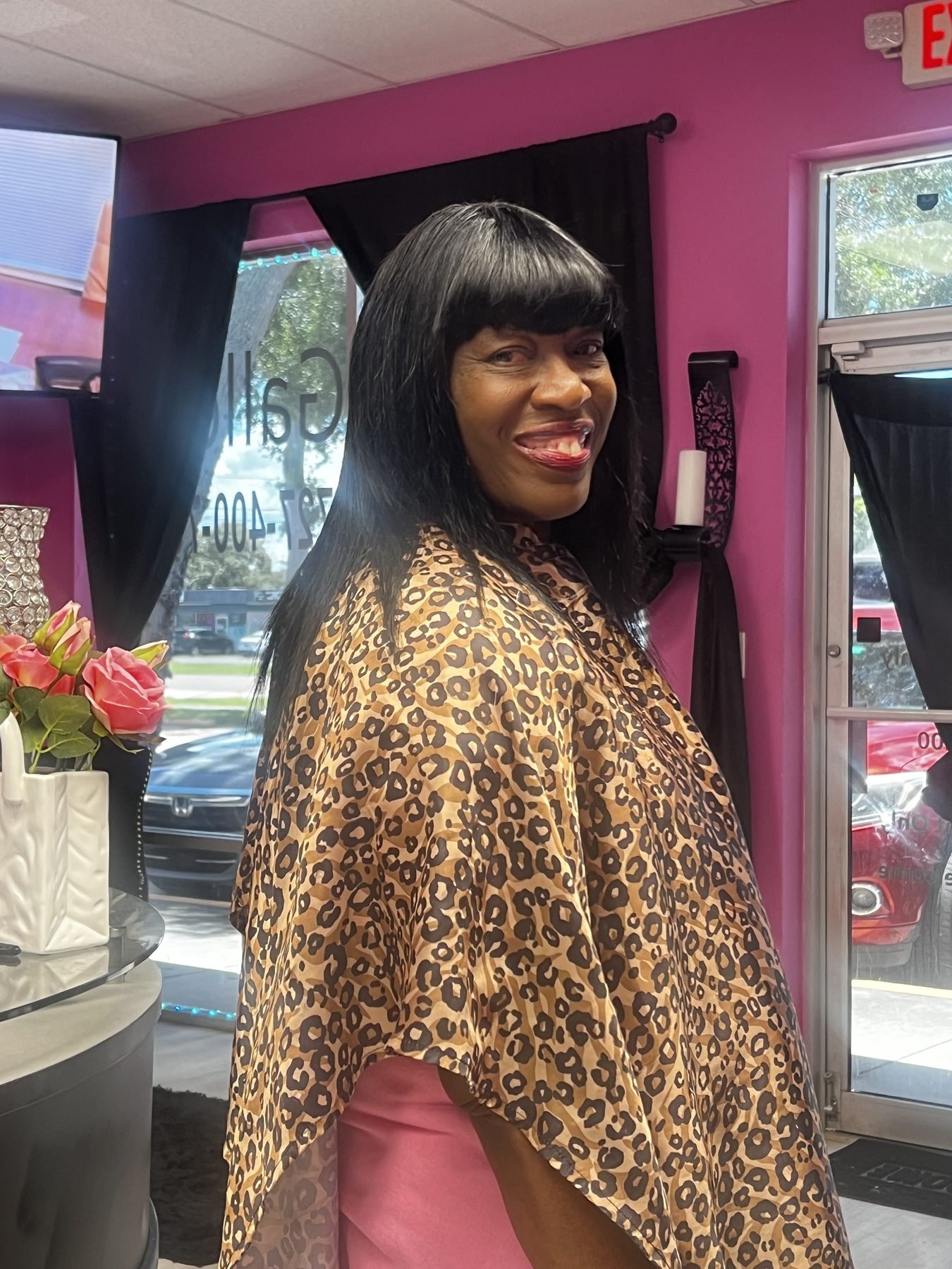 Protective hairstyle quick weave at Shantell's Beauty Gallery
