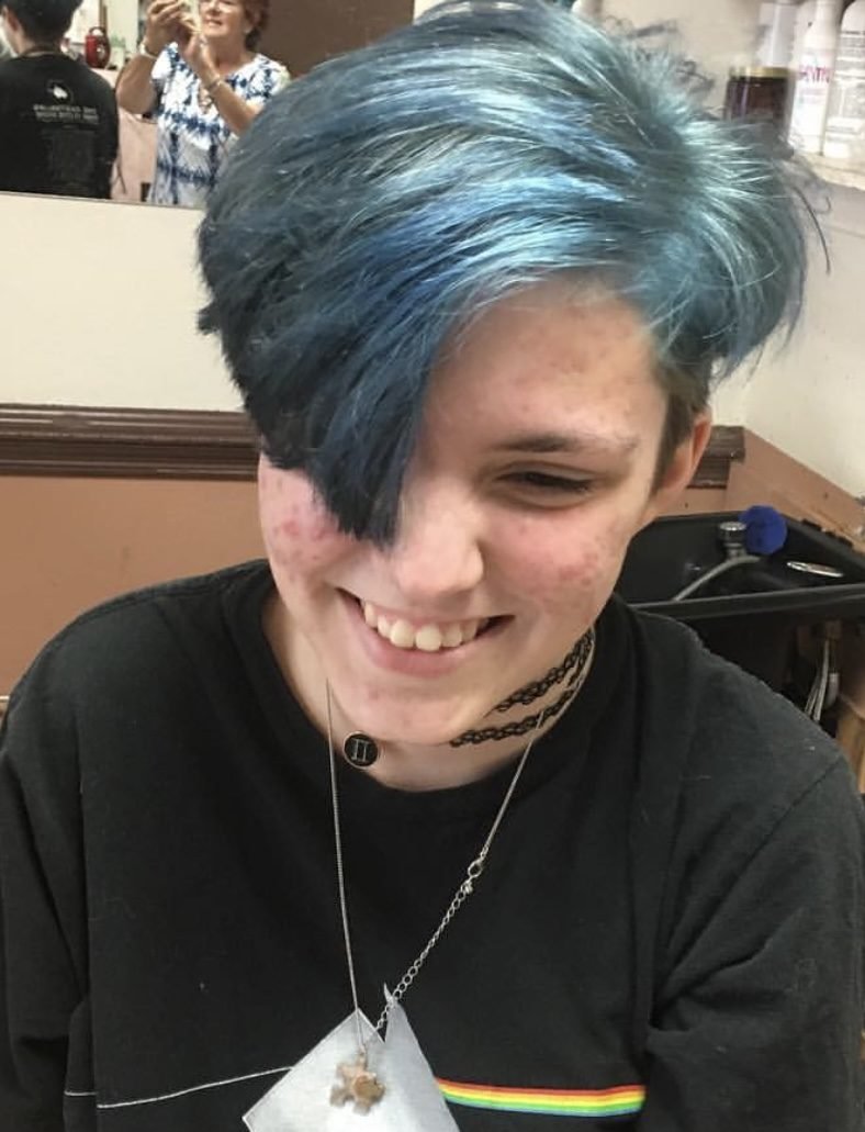 Bold hair color at Shantell's Beauty Gallery